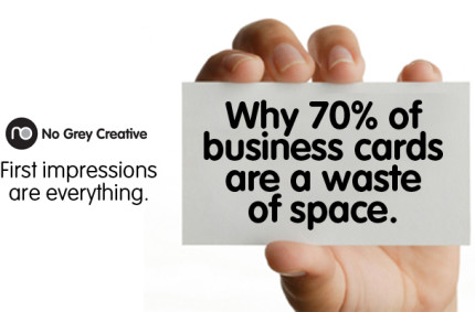 Why 70% of business cards are a waste of space